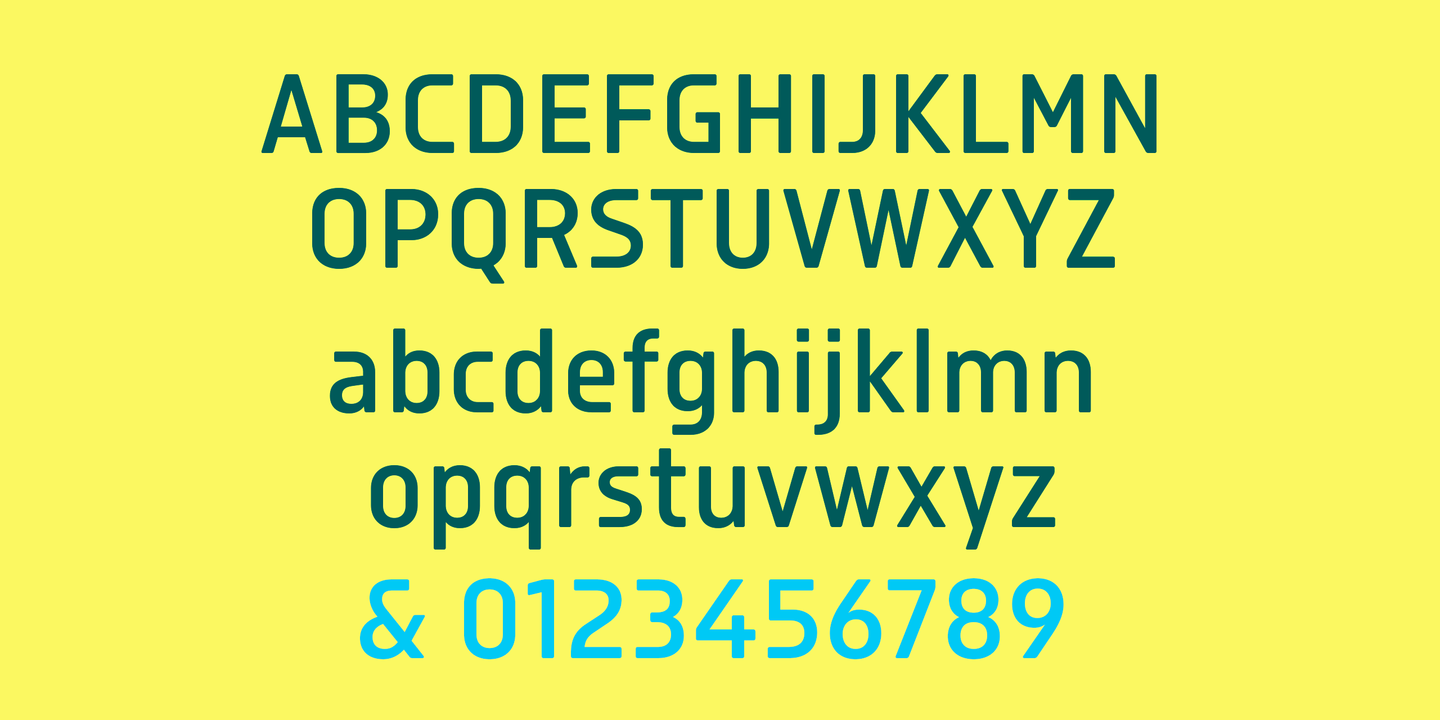 Example font Isotonic #11